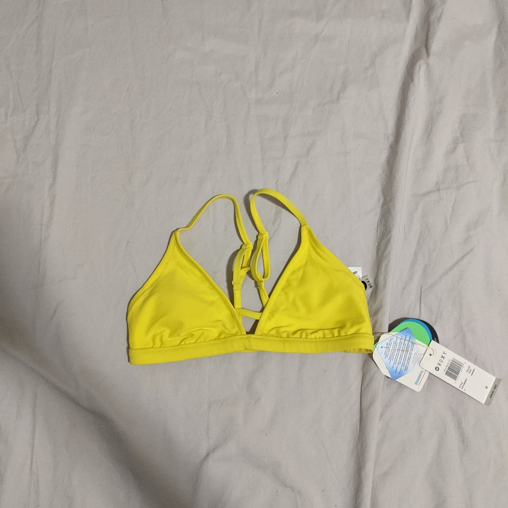 Yellow bathing top from Roxy